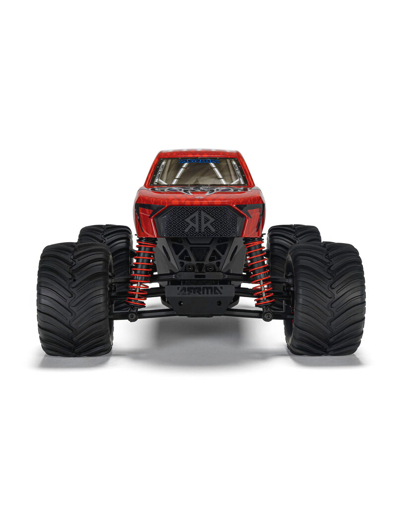 ARRMA ARA2130T2 1/16 GORGON GROM 4X4 RTR BRUSHED MONSTER TRUCK (BATTERY & CHARGER INCLUDED), RED