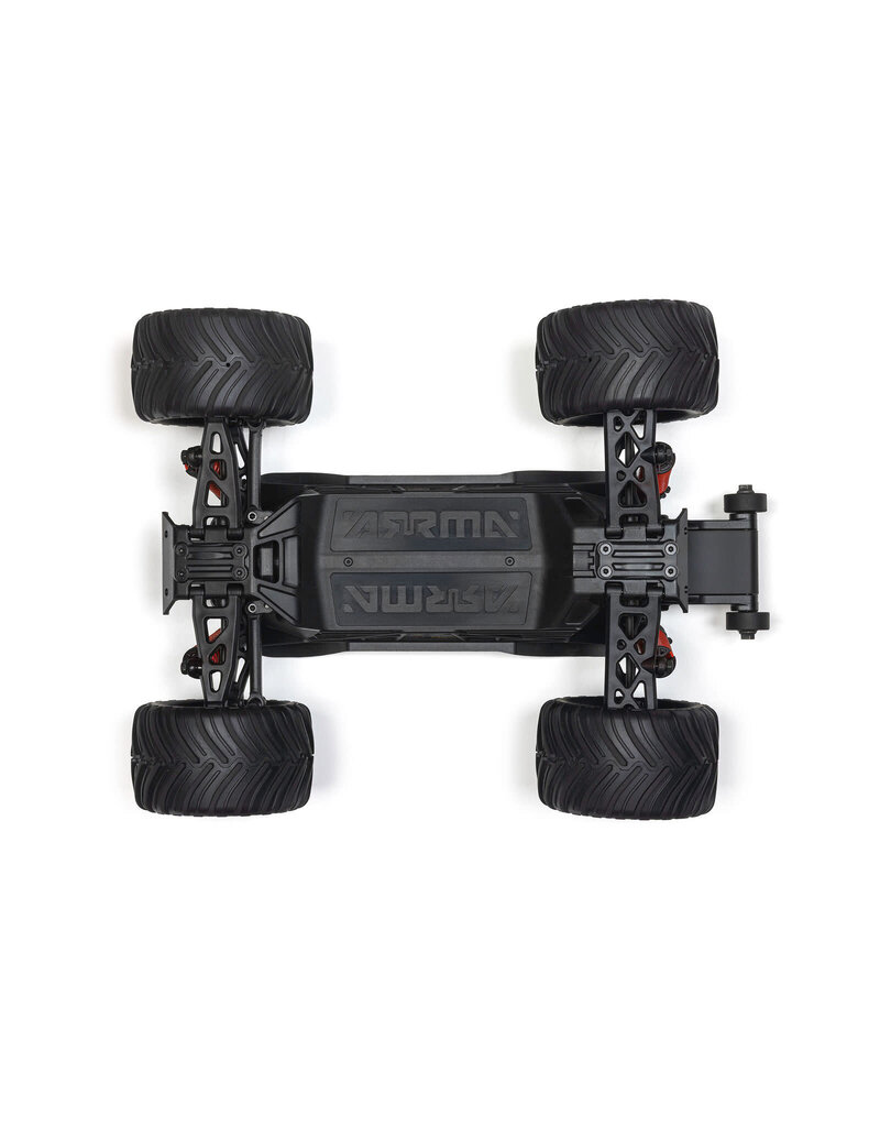 ARRMA ARA2130T2 1/16 GORGON GROM 4X4 RTR BRUSHED MONSTER TRUCK (BATTERY & CHARGER INCLUDED), RED