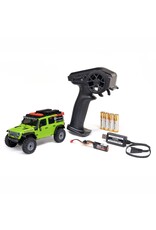 AXIAL AXI-2261T1 1/30 SCX30 JEEP WRANGLER JLU 4X4 RTR BRUSHED ROCK CRAWLER (BATTERY & CHARGER INCLUDED), GREEN