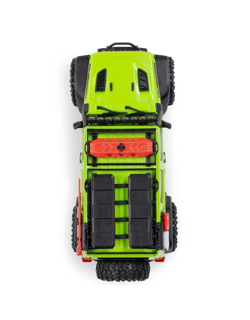 AXIAL AXI-2261T1 1/30 SCX30 JEEP WRANGLER JLU 4X4 RTR BRUSHED ROCK CRAWLER (BATTERY & CHARGER INCLUDED), GREEN