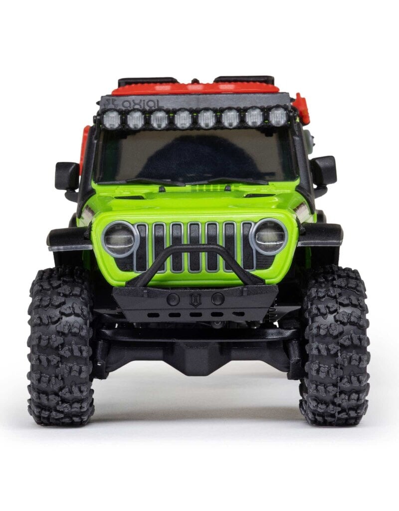AXIAL AXI-2261T1 1/30 SCX30 JEEP WRANGLER JLU 4X4 RTR BRUSHED ROCK CRAWLER (BATTERY & CHARGER INCLUDED), GREEN