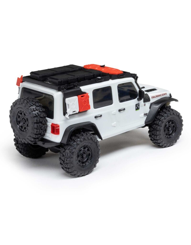 AXIAL AXI-2261T2 1/30 SCX30 JEEP WRANGLER JLU 4X4 RTR BRUSHED ROCK CRAWLER (BATTERY & CHARGER INCLUDED), WHITE