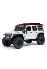 AXIAL AXI-2261T2 1/30 SCX30 JEEP WRANGLER JLU 4X4 RTR BRUSHED ROCK CRAWLER (BATTERY & CHARGER INCLUDED), WHITE