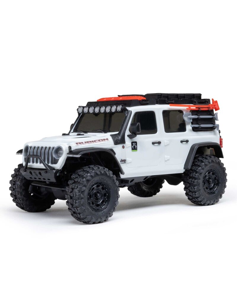 AXIAL AXI-2261T2 1/30 SCX30 JEEP WRANGLER JLU 4X4 RTR BRUSHED ROCK CRAWLER (BATTERY & CHARGER INCLUDED), WHITE
