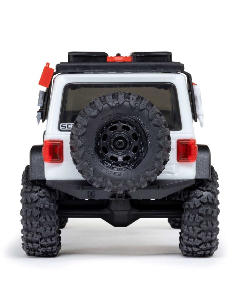 AXIAL AXI-2261T2 1/30 SCX30 JEEP WRANGLER JLU 4X4 RTR BRUSHED ROCK CRAWLER (BATTERY & CHARGER INCLUDED), WHITE