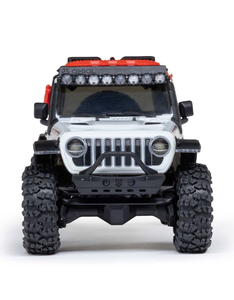 AXIAL AXI-2261T2 1/30 SCX30 JEEP WRANGLER JLU 4X4 RTR BRUSHED ROCK CRAWLER (BATTERY & CHARGER INCLUDED), WHITE