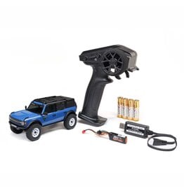 AXIAL AXI-2048T1 1/30 SCX30 FORD BRONCO 4X4 RTR BRUSHED ROCK CRAWLER (BATTERY & CHARGER INCLUDED), BLUE