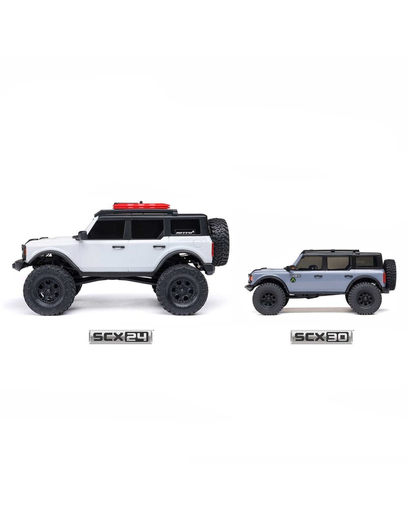 AXIAL AXI-2048T1 1/30 SCX30 FORD BRONCO 4X4 RTR BRUSHED ROCK CRAWLER (BATTERY & CHARGER INCLUDED), BLUE