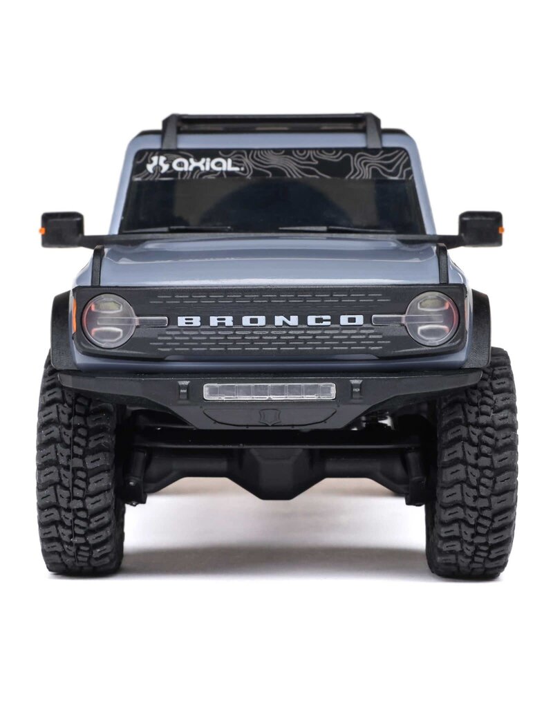 AXIAL AXI-2048T2 1/30 SCX30 FORD BRONCO 4X4 RTR BRUSHED ROCK CRAWLER (BATTERY & CHARGER INCLUDED), GRAY