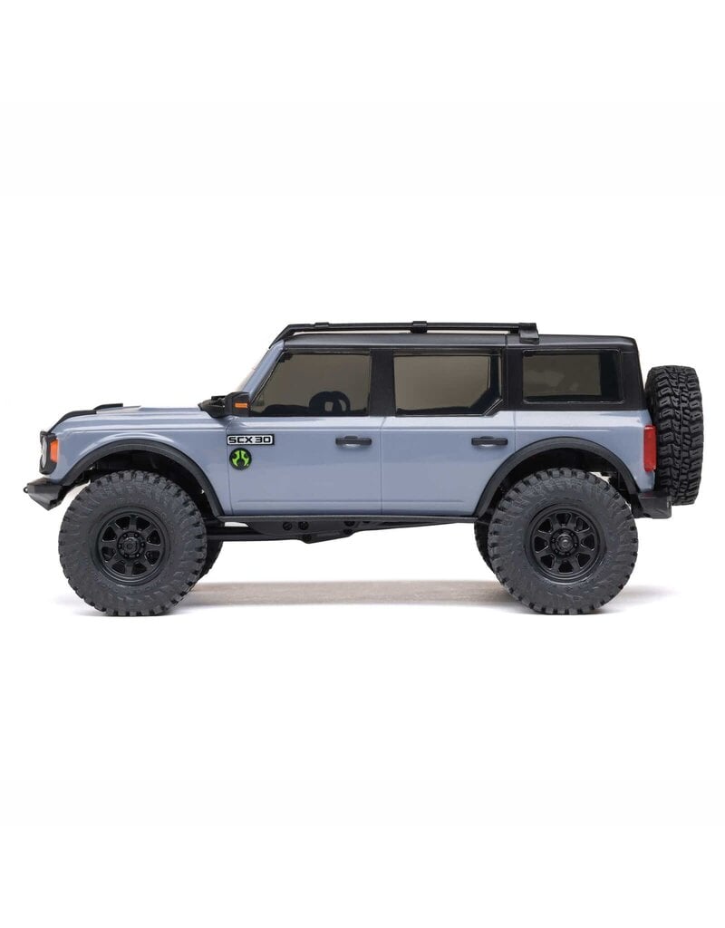 AXIAL ***PRE-ORDER*** AXI-2048T2 1/30 SCX30 FORD BRONCO 4X4 RTR BRUSHED ROCK CRAWLER (BATTERY & CHARGER INCLUDED), GRAY