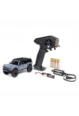 AXIAL AXI-2048T2 1/30 SCX30 FORD BRONCO 4X4 RTR BRUSHED ROCK CRAWLER (BATTERY & CHARGER INCLUDED), GRAY