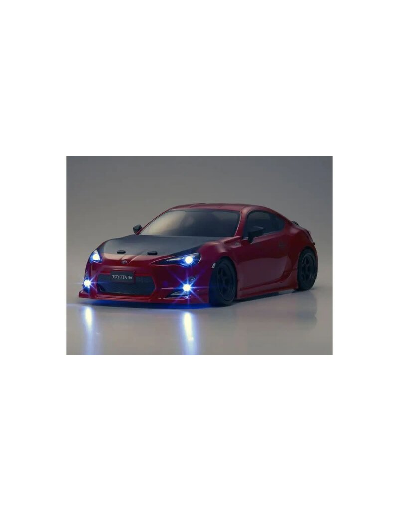 KYOSHO KYO34502T1 1:10 SCALE RADIO CONTROLLED ELECTRIC POWERED 2WD FAZER D2 FZD2 SERIES READYSET TOYOTA 86 GT TUNED VER. LIGHTNING RED