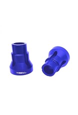 TREAL TRLB07GN5Y4X8 7075 REAR AXLE MOUNT SET 3 DEGREE FOR LMT BLUE (2)