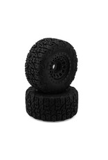 METHOD RC MTD1000V2 TERRAFORM V2 BELTED 1/5 MONSTER TRUCK PRE-MOUNTED TIRES W/24MM HEX & ARRAY WHEELS (BLACK) (2)