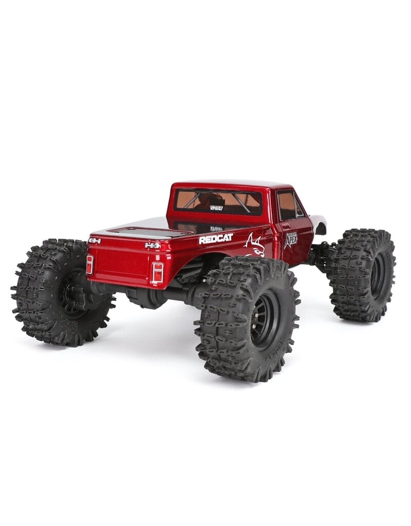 REDCAT RACING RER42219 ASCENT-18 APEX - 1/18 SCALE BRUSHLESS ELECTRIC ROCK CRAWLER RED