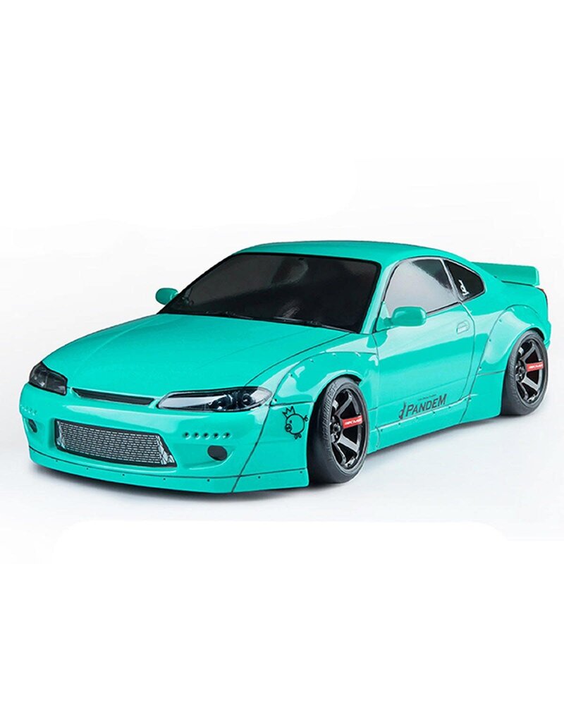 MST MXS-720026 PANDEM NISSAN S15RB 1/10 DRIFT BODY (CLEAR) (257MM WHEELBASE) W/DUCK TAIL