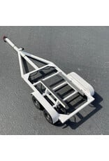 BOLD RC BOL5100 1/10 SCALE FULLY ADJUSTABLE METAL BOAT TRAILER WITH LED LIGHTS (WHITE)