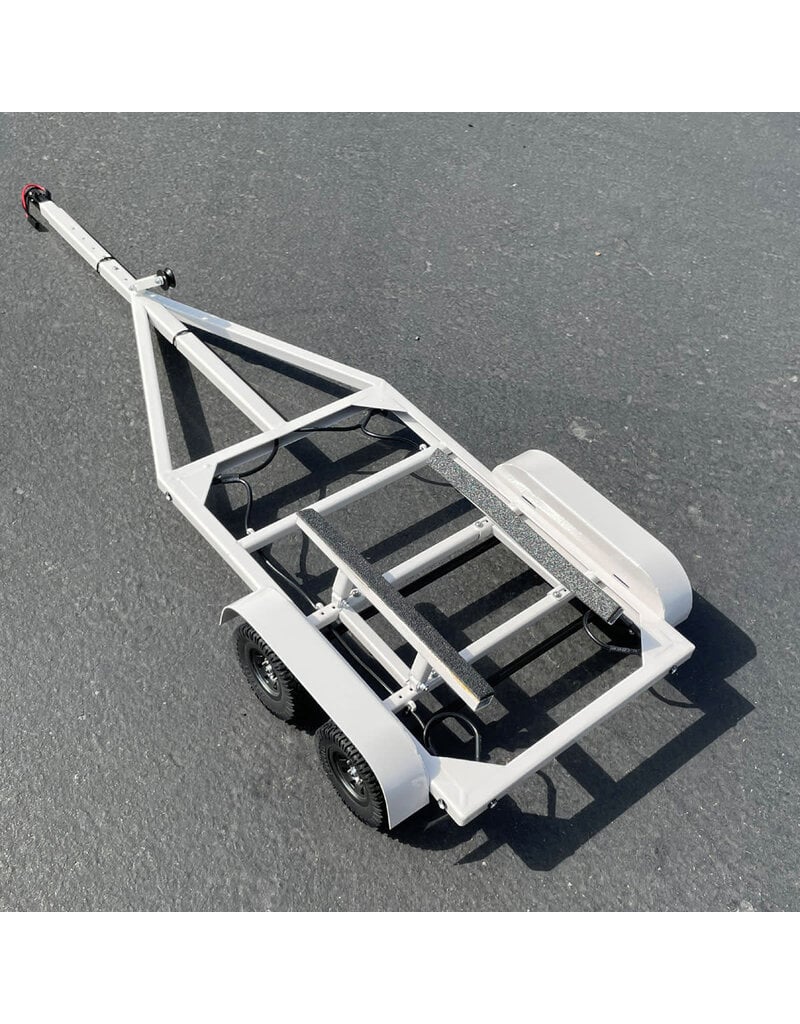 BOLD RC BOL5100 1/10 SCALE FULLY ADJUSTABLE METAL BOAT TRAILER WITH LED LIGHTS (WHITE)