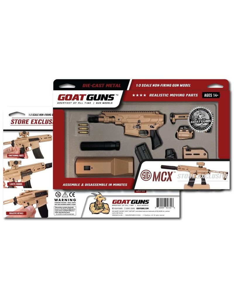 GOAT GUN GOAMCX-COYOTE 1:3 SCALE SIG MCX RATTLER COYOTE