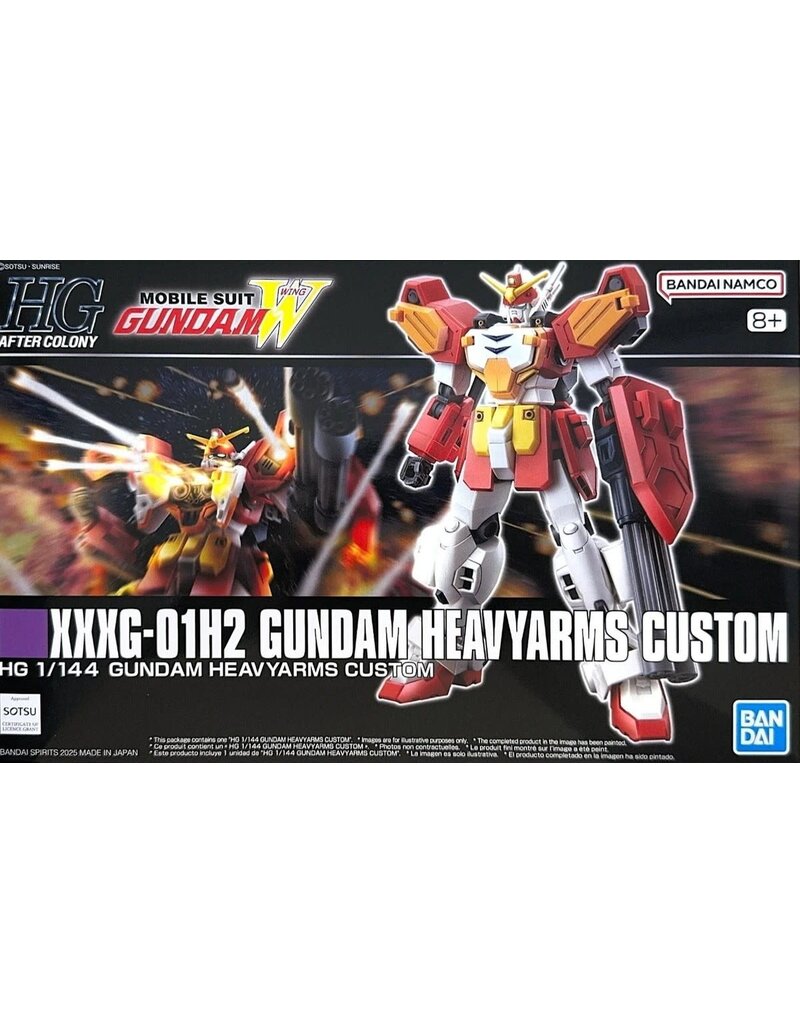 BANDAI BAS2794131 1/144 HGAC GUNDAM HEAVYARMS CUSTOM "GUNDAM WING" PLASTIC MODEL KIT