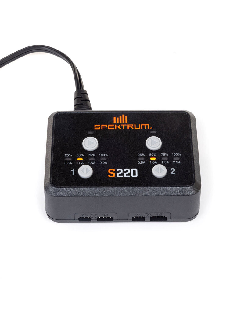 SPEKTRUM SPMXC0220 S220 AC 2X20W BALANCE CHARGER