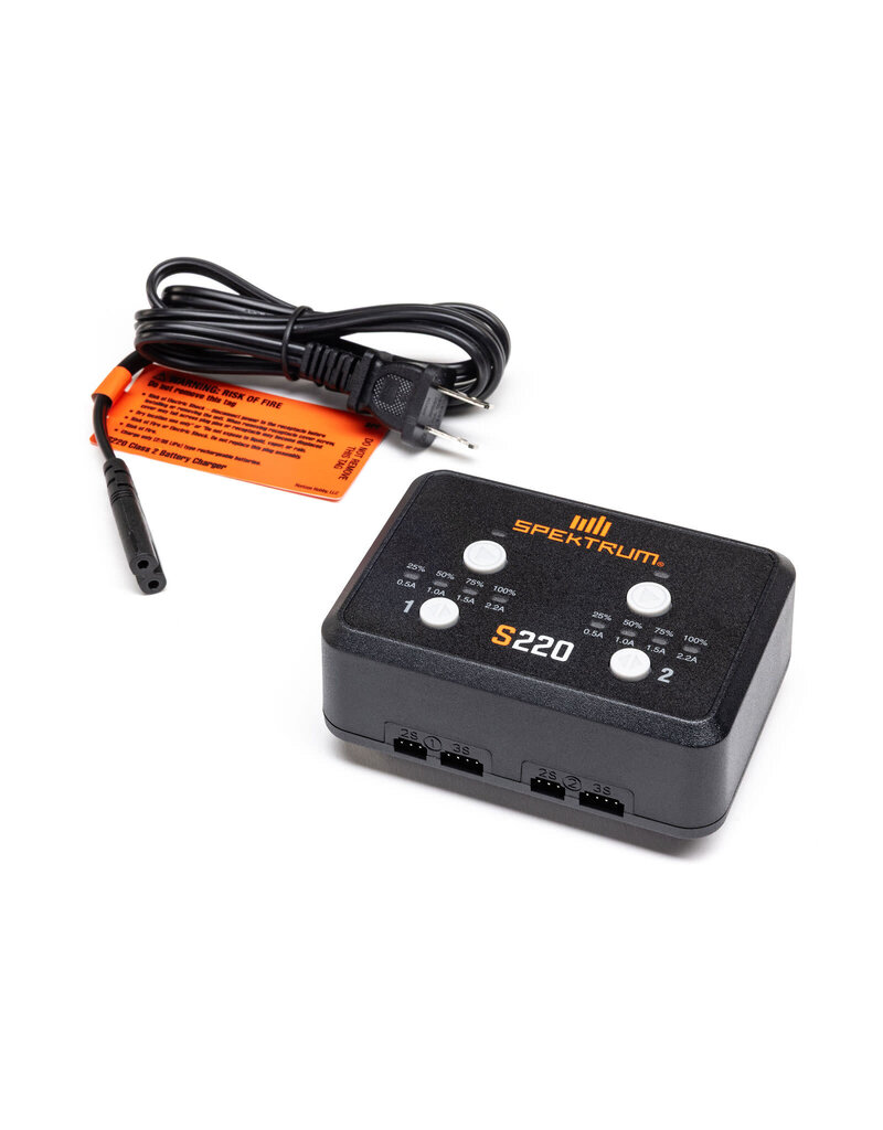 SPEKTRUM SPMXC0220 S220 AC 2X20W BALANCE CHARGER