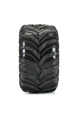 PROLINE RACING PRO1030010 DREADNAUGHT MOUNTED BLACK WHEEL F/R (4) FOR ARRMA GORGON/QUAKE GROM