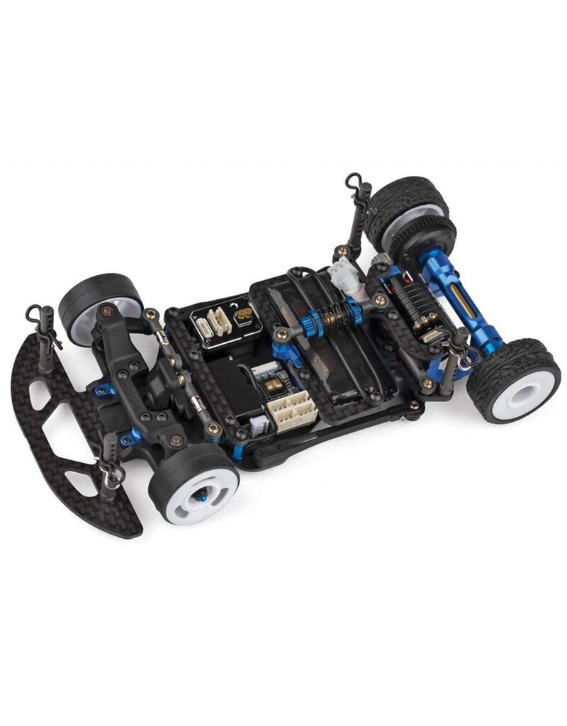 TEAM ASSOCIATED ASC20168 RC28R 1/28 2WD ELECTRIC ON-ROAD COMPETITION TEAM KIT W/MAKO X BODY, WHEELS & TIRES (CLEAR)