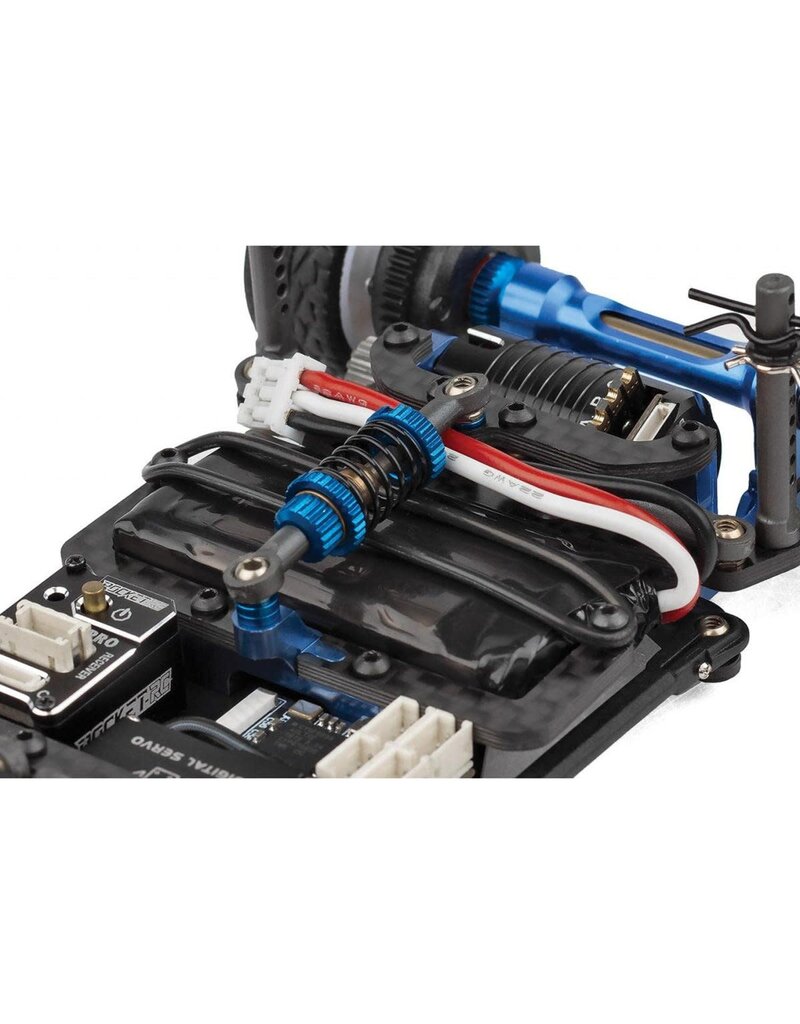 TEAM ASSOCIATED ASC20168 RC28R 1/28 2WD ELECTRIC ON-ROAD COMPETITION TEAM KIT W/MAKO X BODY, WHEELS & TIRES (CLEAR)