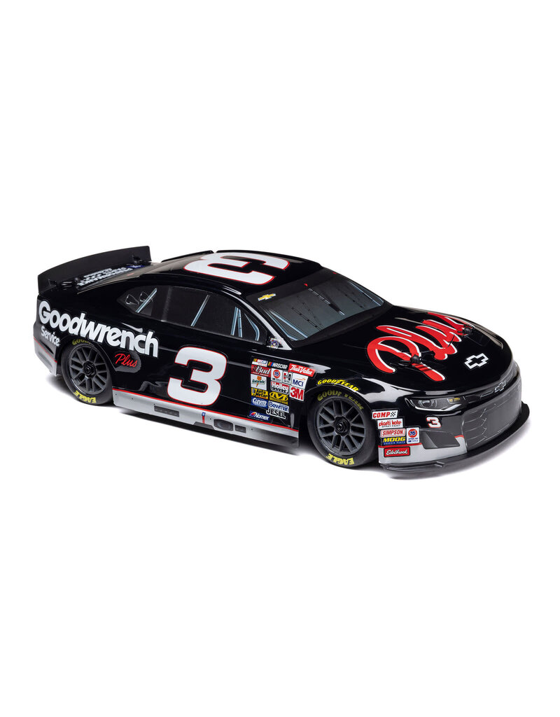 LOSI ***PRE-ORDER*** LOSF1122503 1/12 NASCAR RC RACECAR RCR NO. 3 GM GOODWRENCH CHEVROLET ZL1 2S AWD RTR BRUSHED ON-ROAD (BATTERY & CHARGER INCLUDED), BLACK