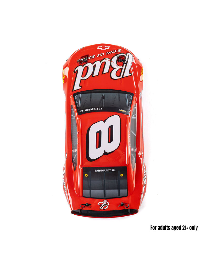 LOSI ***PRE-ORDER*** LOSF1122508 1/12 NASCAR RC RACECAR DALE EARNHARDT JR. NO. 8 BUDWEISER CHEVROLET ZL1 2S AWD RTR BRUSHED ON-ROAD (BATTERY & CHARGER INCLUDED), RED