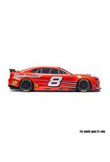 LOSI LOSF1122508 1/12 NASCAR RC RACECAR DALE EARNHARDT JR. NO. 8 BUDWEISER CHEVROLET ZL1 2S AWD RTR BRUSHED ON-ROAD (BATTERY & CHARGER INCLUDED), RED