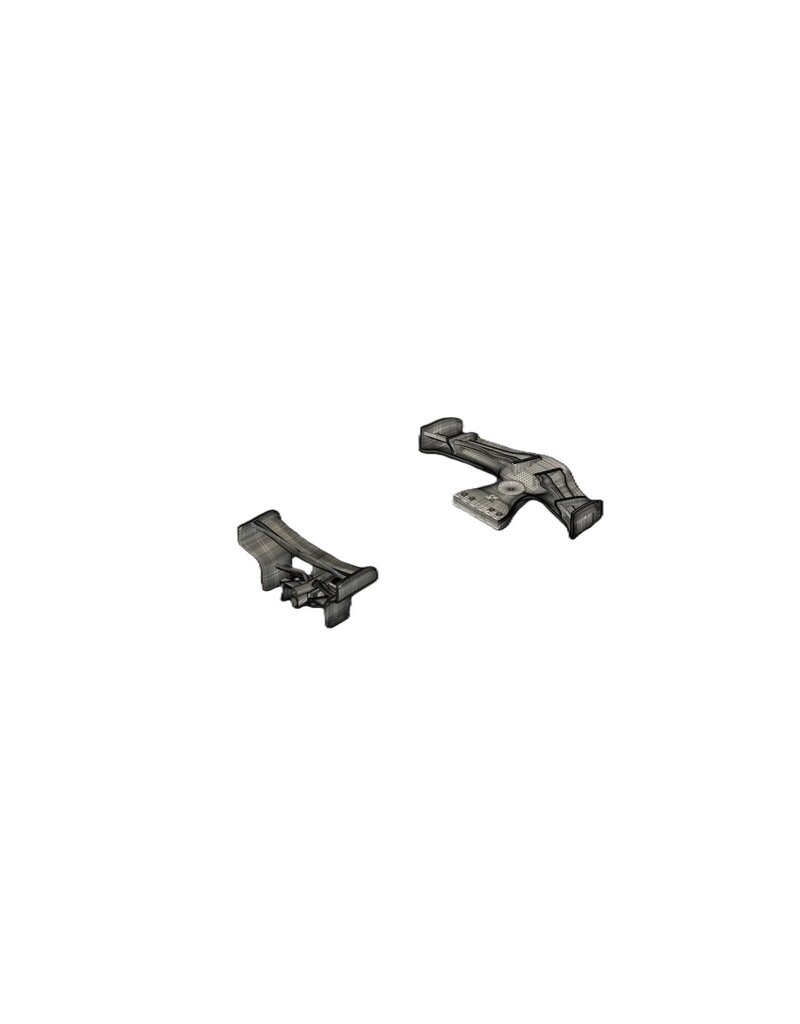 MWX PERFORMANCE MWX RF-WS-822 FORMULA R1 WINGSET V1.5: GREY (2 PCS)