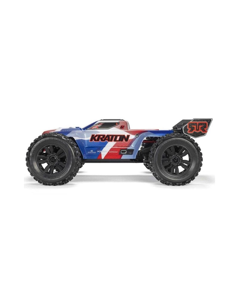ARRMA ARA8608V6T4 1/8 KRATON 4X4 6S BLX BRUSHLESS V6 SPEED TRUCK RTR (BLUE/RED)