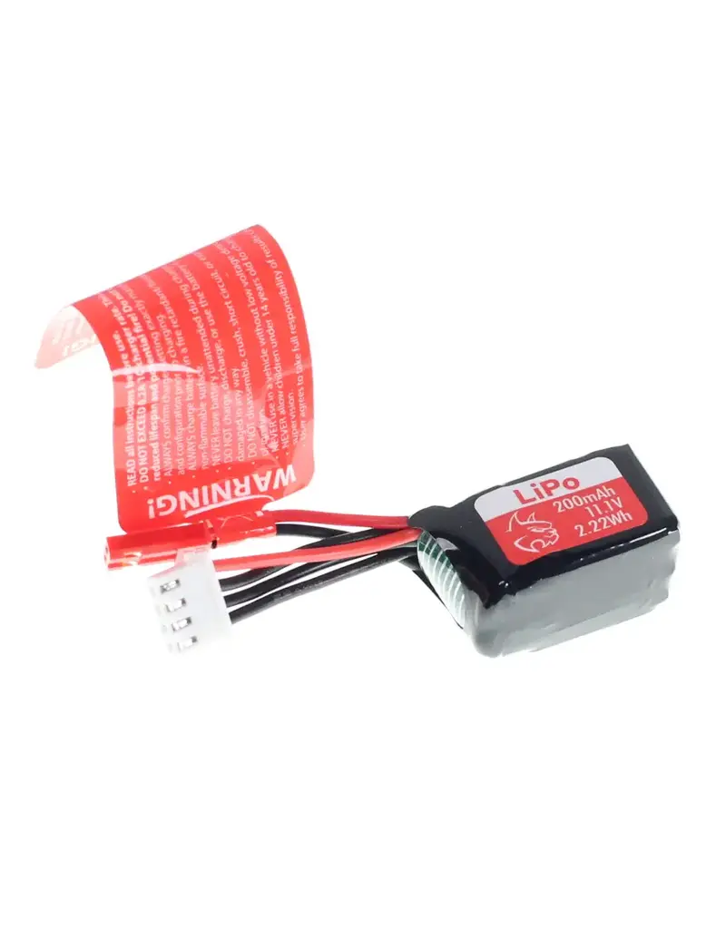 REDCAT RACING RER42141 11.1V 3 CELL 200MAH LIPO BATTERY: JST