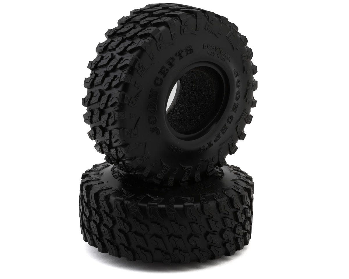 JCO4104-02 BOSSMAN 1.9" ROCK CRAWLER TIRES (2) (GREEN)