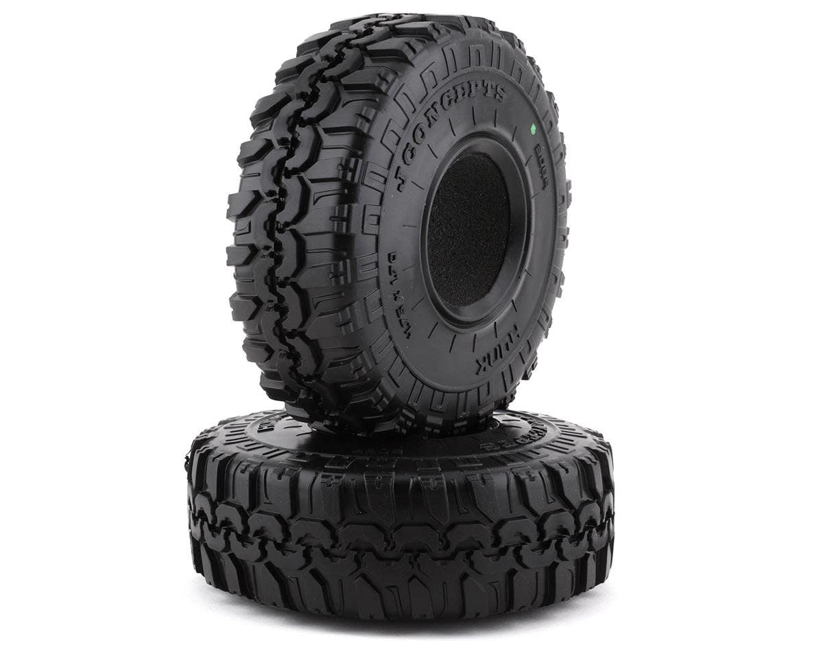 JCO3089-02 HUNK 1.9" PERFORMANCE CLASS 2 ALL TERRAIN CRAWLER TIRES (2) (GREEN)