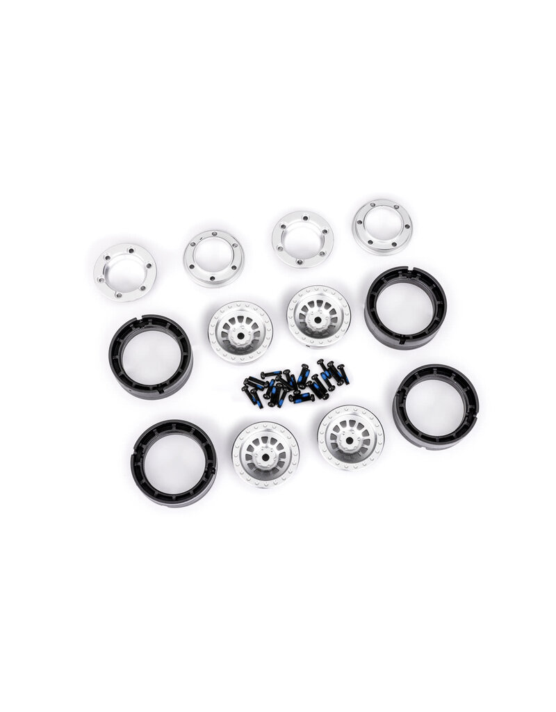 TRAXXAS TRA9881-SLVR WHEELS 1.0 ALUM SILVER (4)