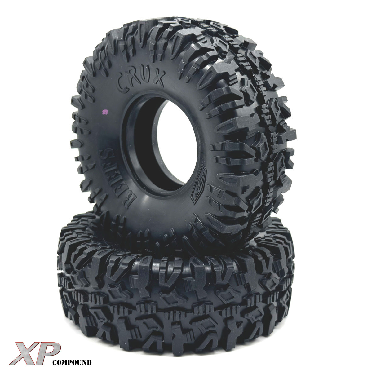 SEHREEFS247 CRUX TIRES 1.9 / 4.75" XP PINK COMPOUND (2)