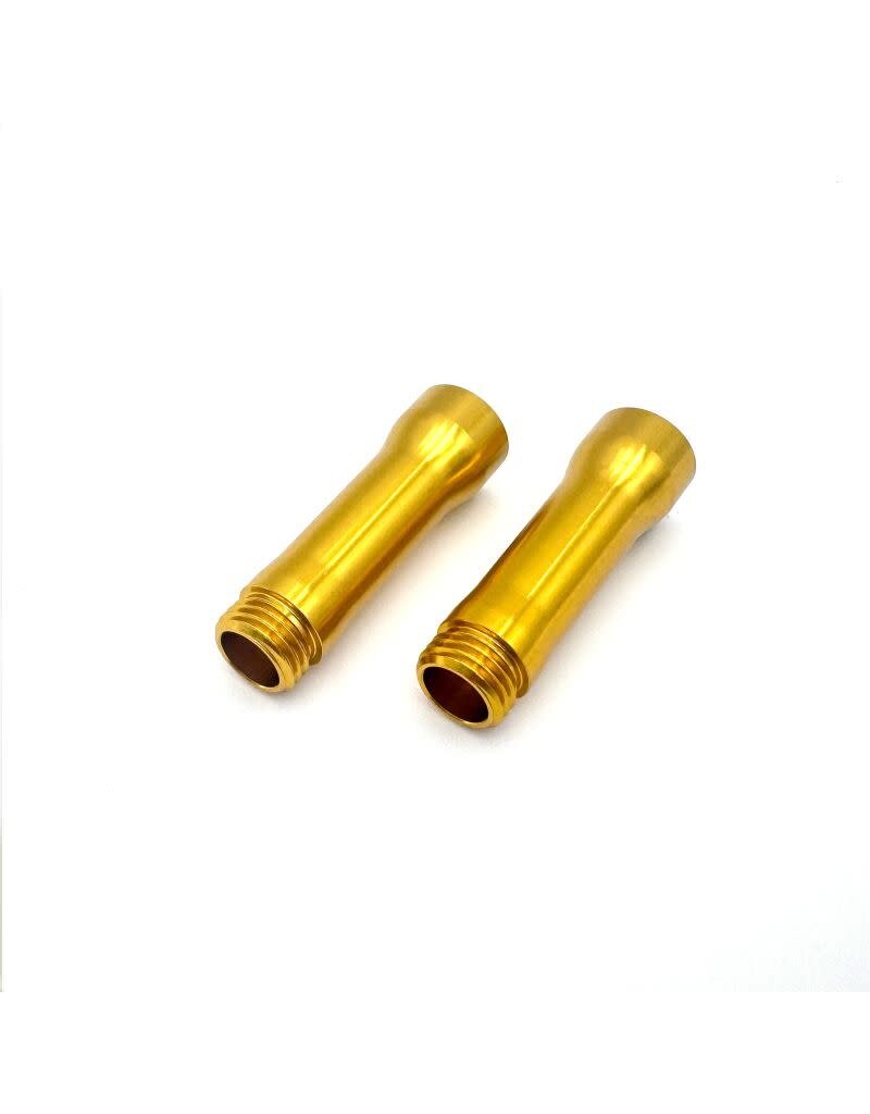 REEFS RC SEHREEFS269 XP GOLD ANODIZED SHOCK BODIES FOR 90MM SHOCKS, 1PAIR