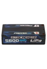 PROTEK RC PTK-5126-25 2S 150C LOW IR SI-GRAPHENE "STOCK SPEC" SHORTY LIPO BATTERY (7.4V/5600MAH) (ROAR APPROVED)
