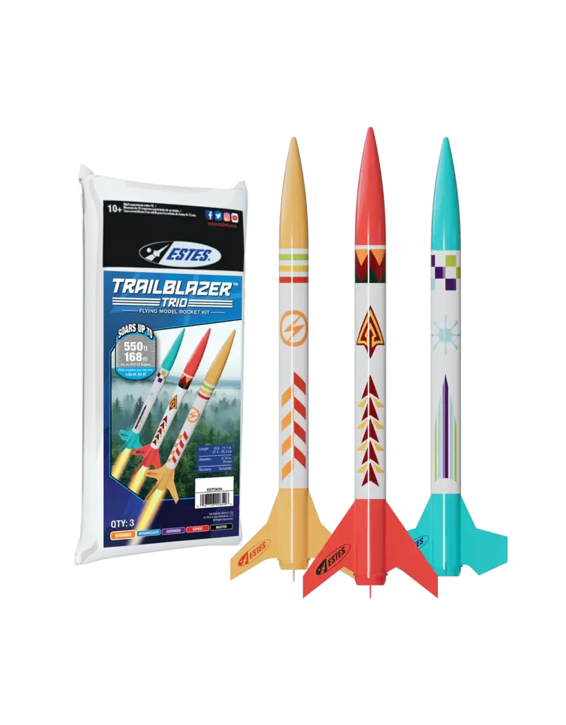 ESTES EST0654 TRAILBLAZER TRIO ROCKET SET