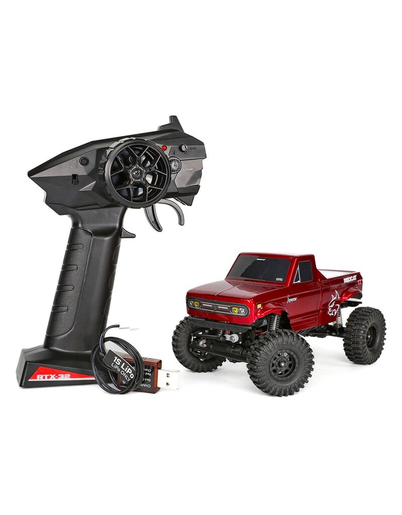 REDCAT RACING RER40391 ASCENT-32 - 1/32 SCALE BRUSHED ELECTRIC ROCK CRAWLER RED