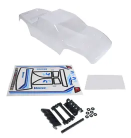 REDCAT RACING RER41335 1/6 VERTEX BODY W/ WINDOW MASK (CLEAR) (1PC)