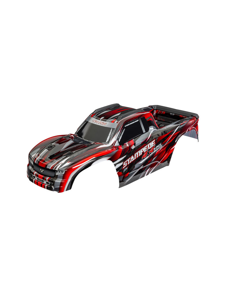 TRAXXAS TRA9014-RED STAMPEDE 4X4 VXL BODY RED