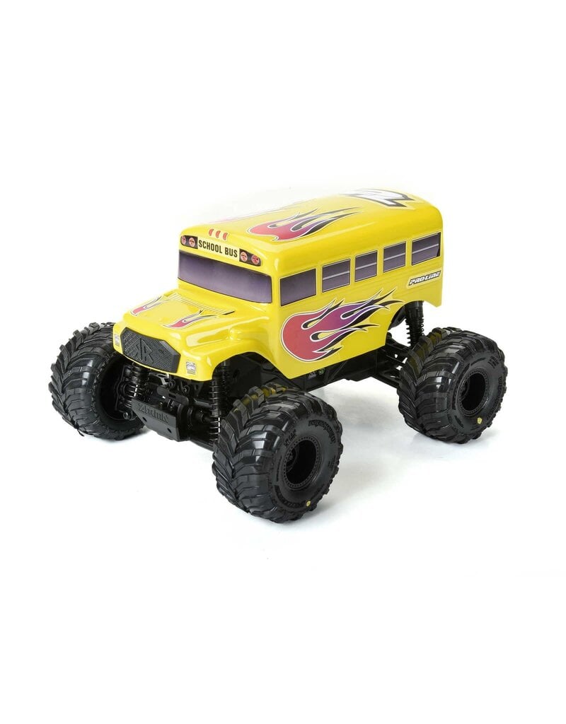PROLINE RACING PRO368815 SCHOOL BUS PRE-CUT/PRE-PAINTED YELLOW BODY FOR ARRMA GORGON/QUAKE GROM