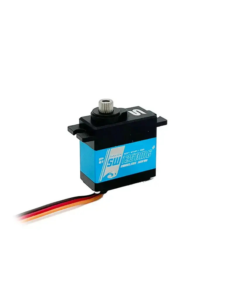SAVOX SAVSW1250MGP WATERPROOF PREMIUM MINI DIGITAL SERVO WITH SOFT START 0.10SEC / 111.1OZ @ 7.4V
