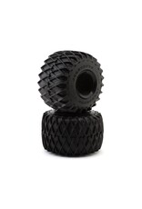 JCONCEPTS JCO4179-01 BIG CHEESE 2.6" MONSTER TRUCK TIRES  (6.4"): BLUE (2)