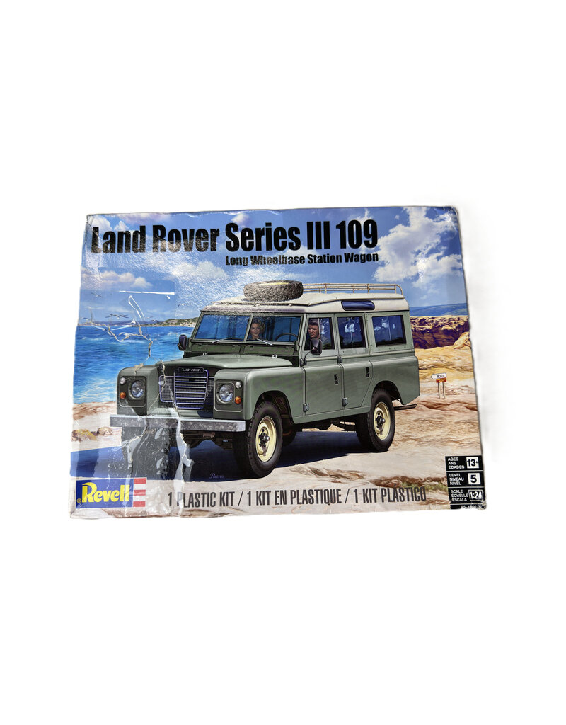 REVELL S&DRMX854498 1/24 LAND ROVER SERIES 3 109 PLASTIC MODEL KIT ***DAMAGED OUTER BOX***