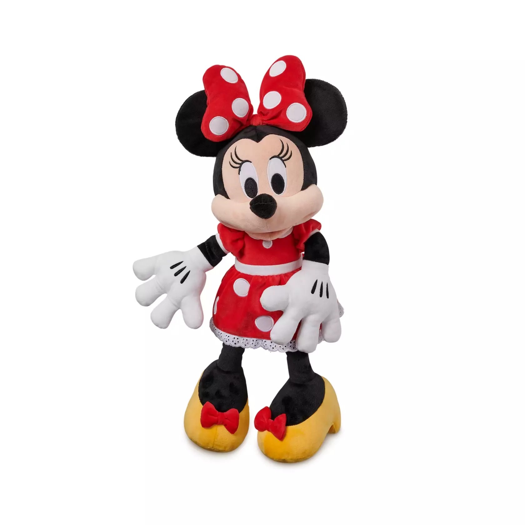 DISNEY 17 3/4'' MINNIE MOUSE PLUSH RED MEDIUM